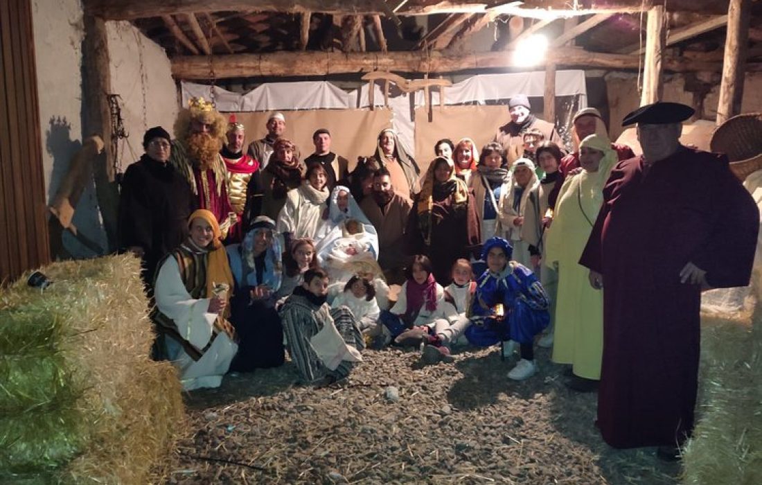 Belen viviente en Orillares. Tursoria