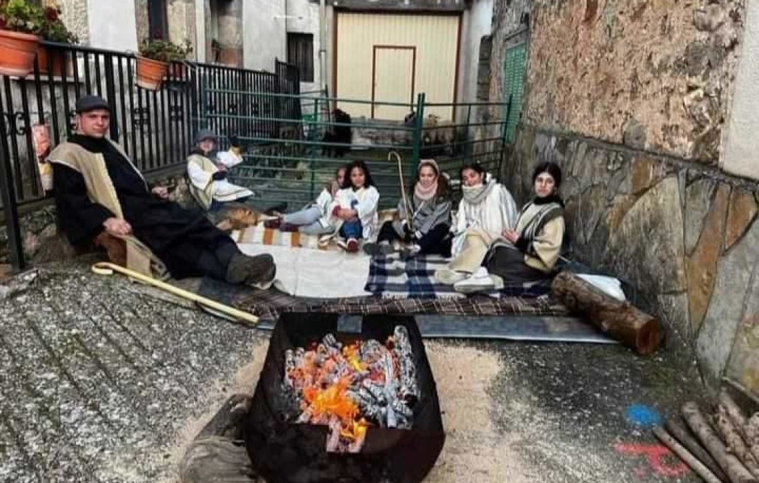 Belen viviente en Orillares. Tursoria