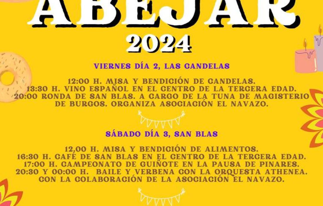 Las Candelas y San Blas" en Abejar. Tursoria