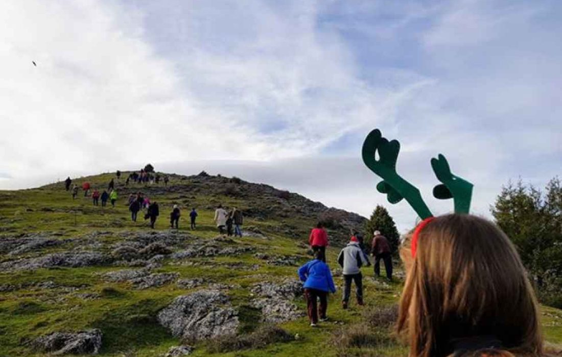 Subida del belen al Pico Navas desde Espeja de San Marcelino. tursoria