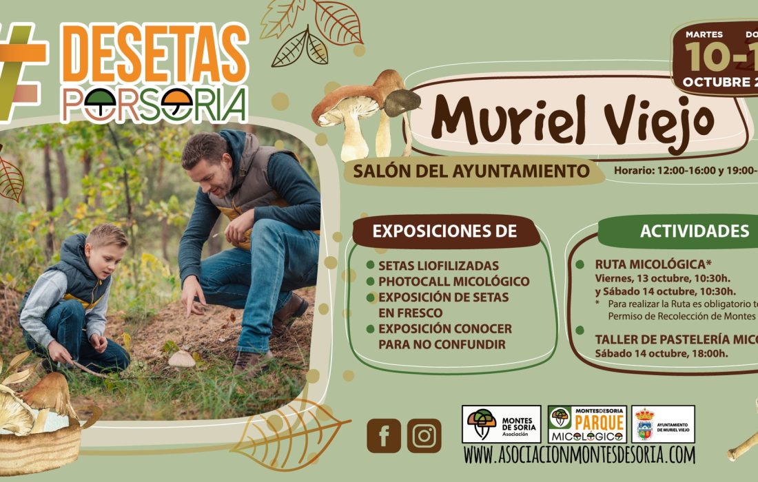 Taller de micología en Muriel Viejo. Tursoria