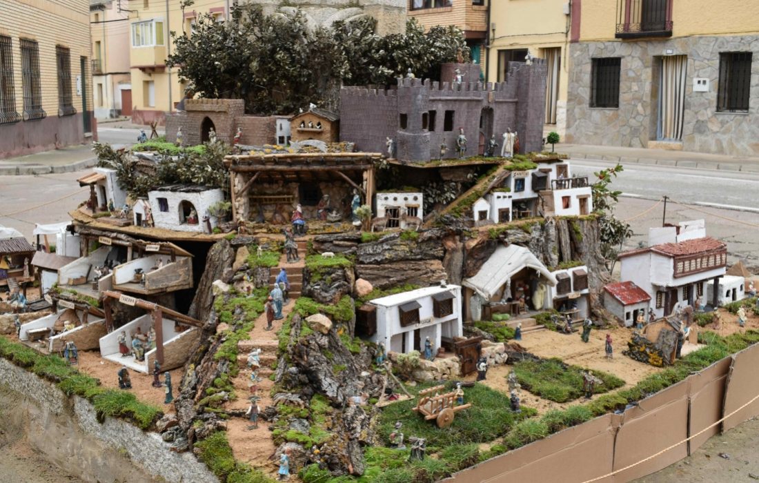 Belen en Monteagudo de las vicarías. tursoria