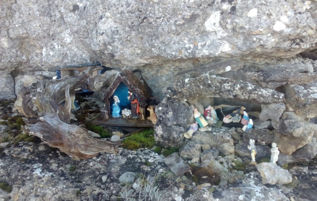 Subida del belen a la atalaya de Abejar. Tursoria