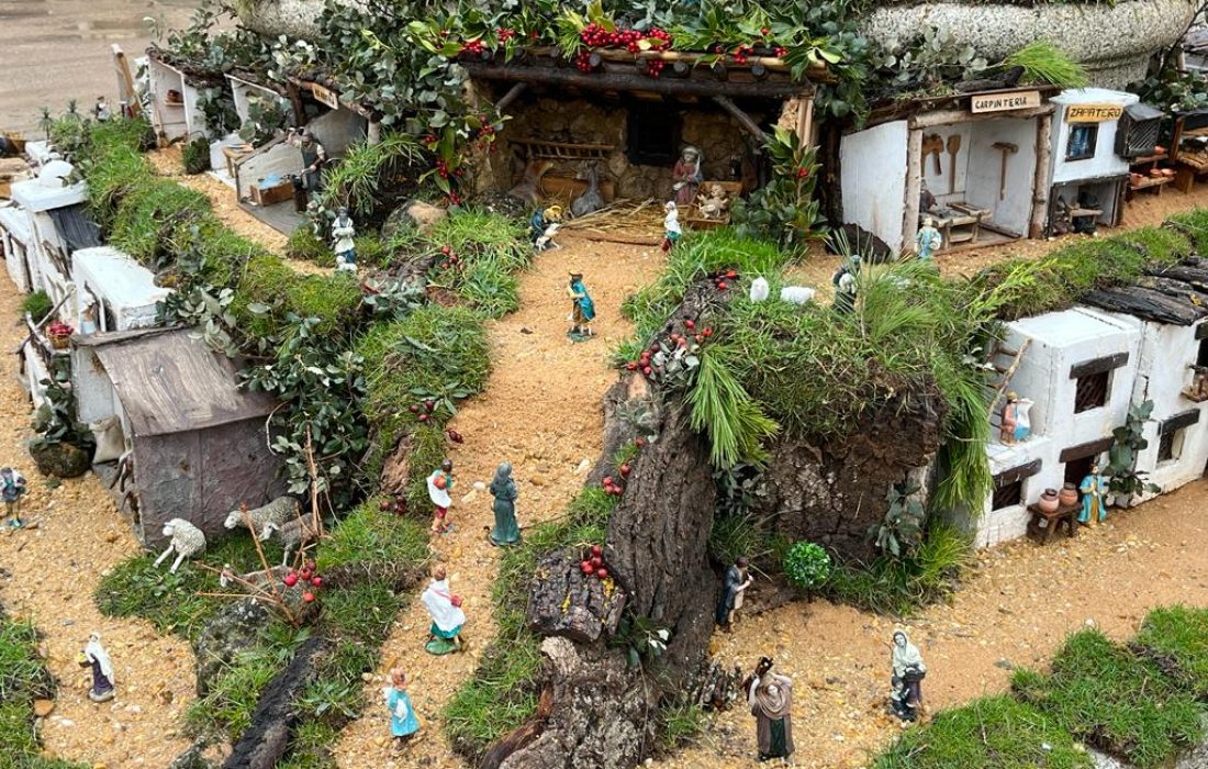 Belen en Monteagudo de las vicarías. tursoria