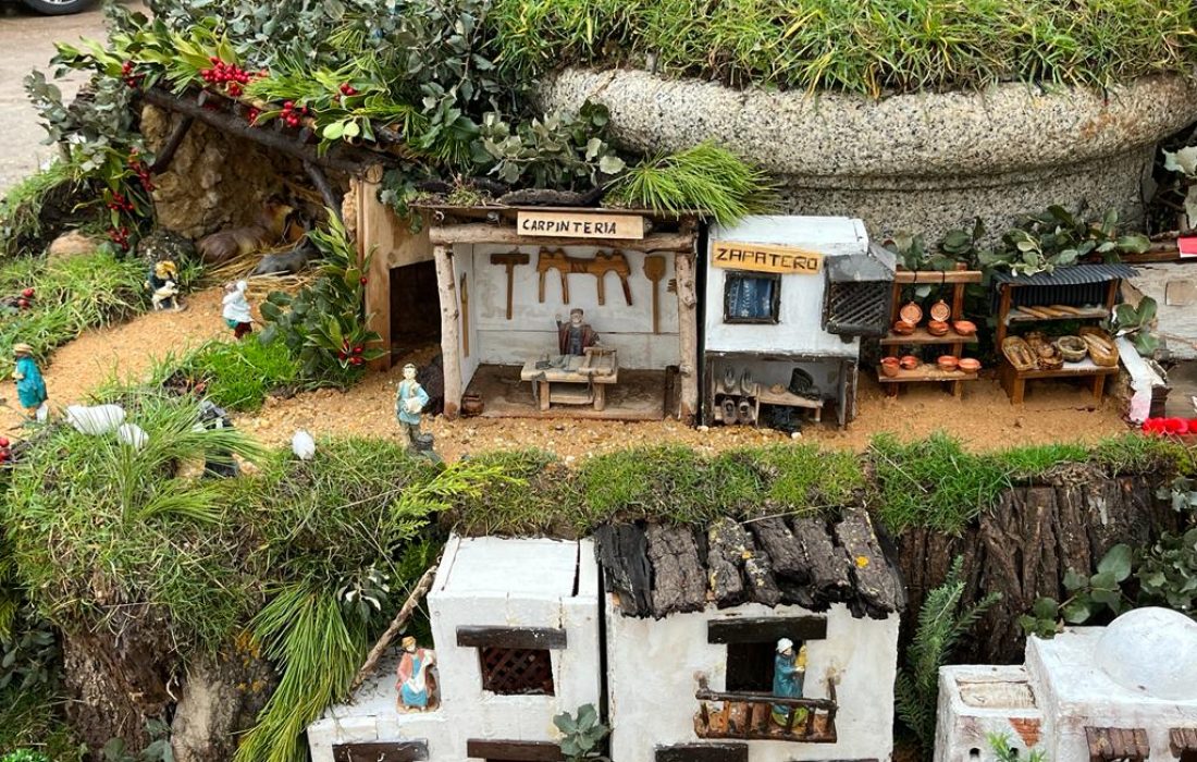 Belen en Monteagudo de las vicarías. tursoria