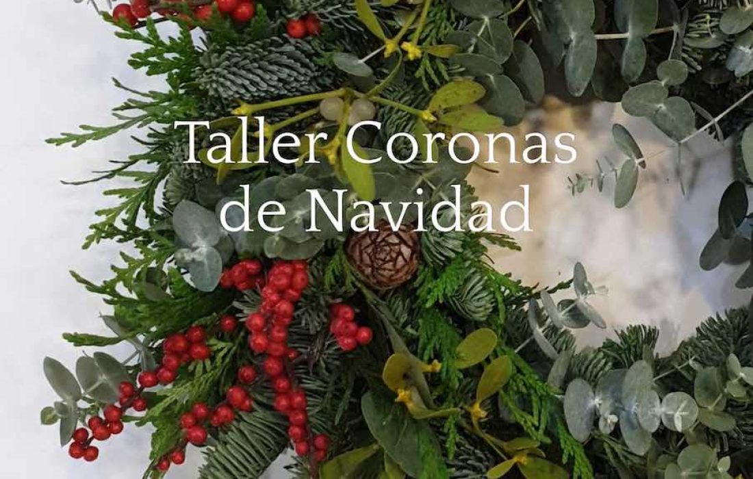 Taller coronas adviento. Tursoria