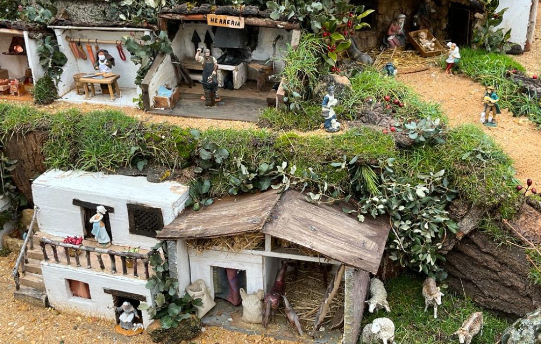 Belen en Monteagudo de las vicarías. tursoria