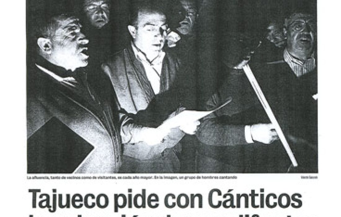 los canticos de las animas en Tajueco. Tursoria